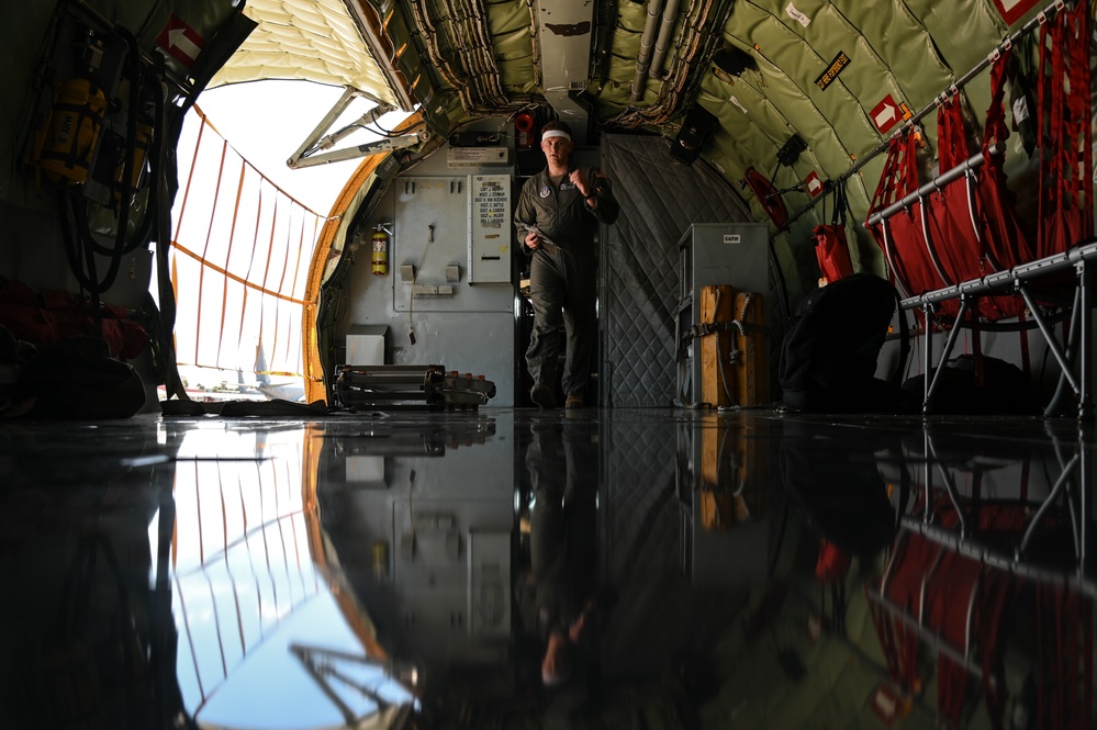 Historic KC-135 first formation flight over Tampa Bay Buccaneers Game flyover