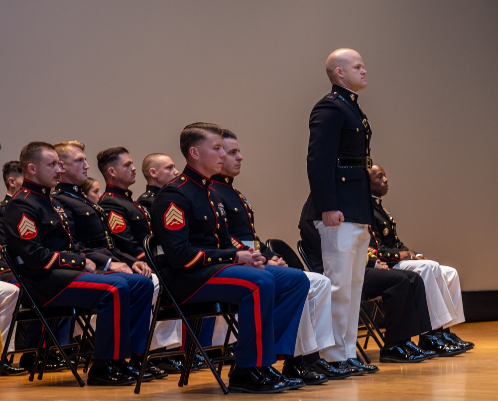 U.S. Marine Corps Officers with Charlie Company 3-23, graduate from the Basic School on Oct. 13, 2023