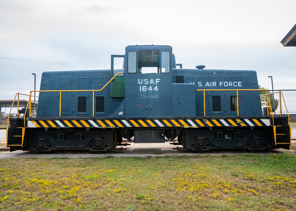 On track to becoming history; Honoring our Shaw AFB locomotive