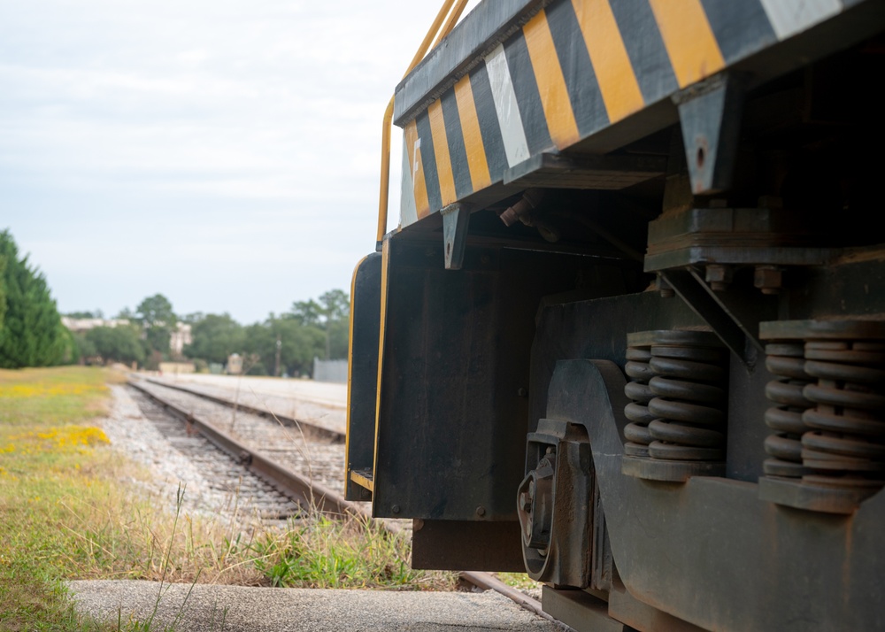 On track to becoming history; Honoring our Shaw AFB locomotive