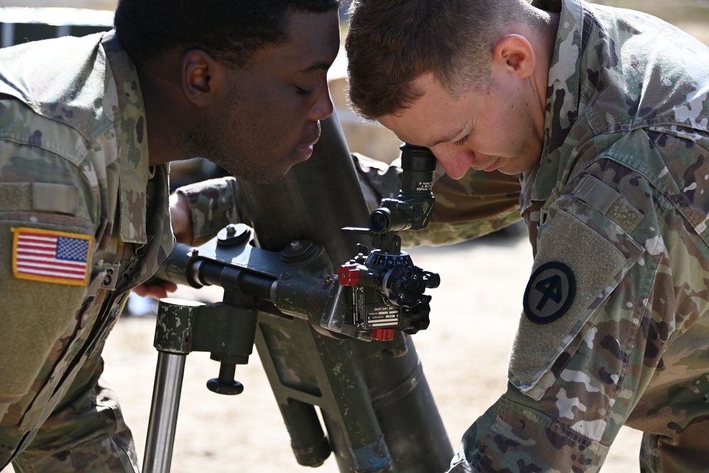 Fort Dix – RANGE 47A 102 Cavalry Regiment Mortar live fire training. October 12th, 2023