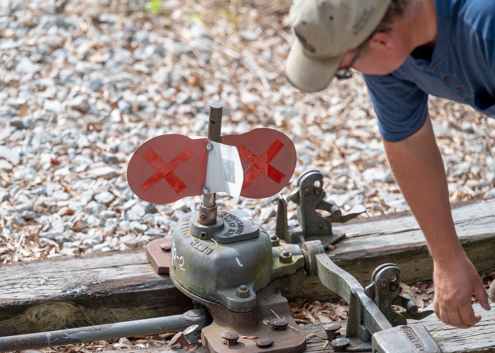 On track to becoming history; Honoring our Shaw AFB locomotive