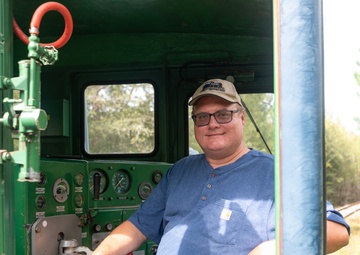 On track to history; honoring our Shaw AFB locomotive