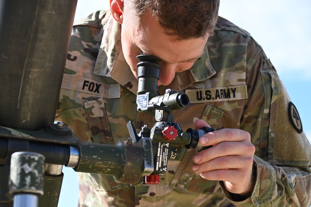 Fort Dix – RANGE 47A 102 Cavalry Regiment Mortar live fire training. October 12th, 2023