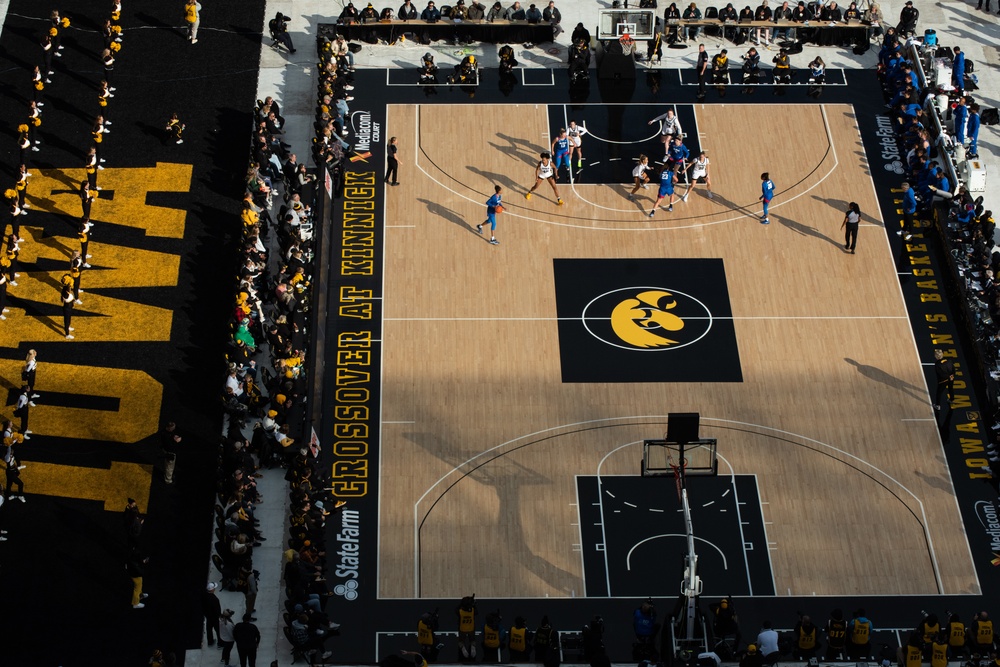 Flyover at the Crossover at Kinnick