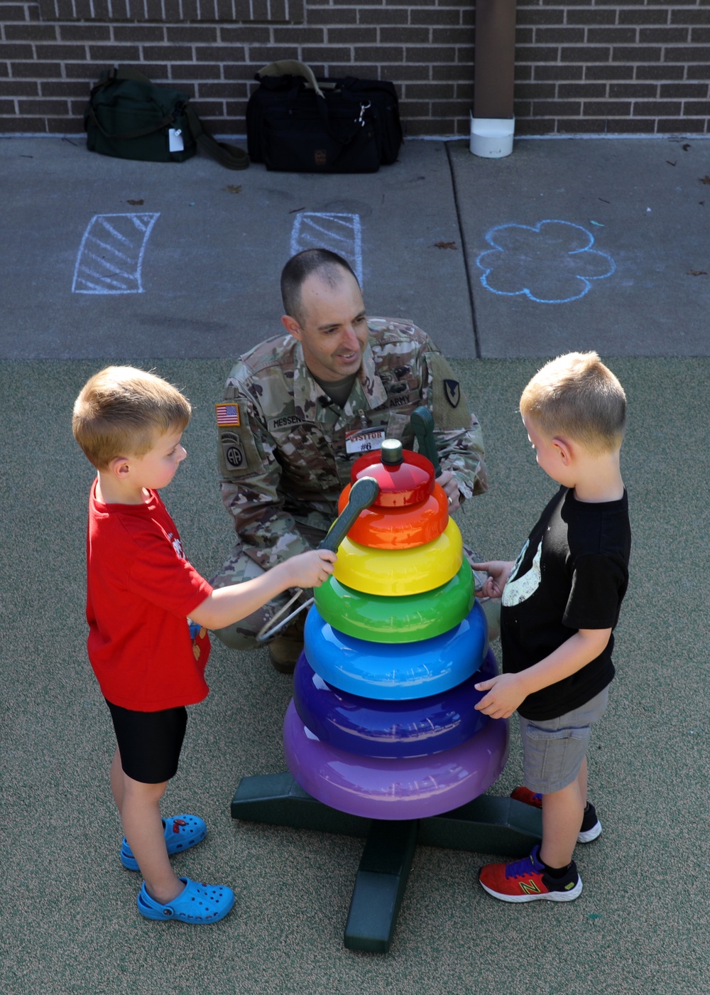 Garrison commander visits Fort McCoy Child Development Center