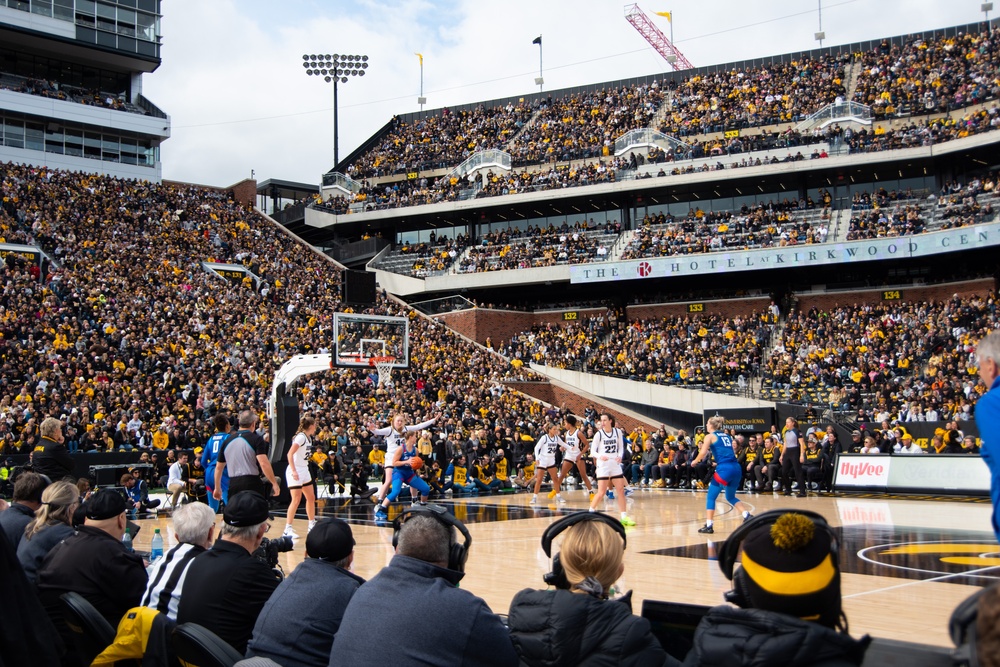 Flyover at the Crossover at Kinnick