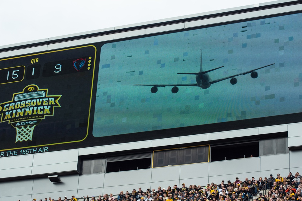 Flyover at the Crossover at Kinnick