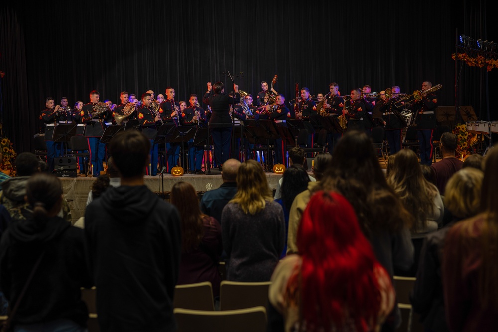 Quantico Marine Corps Band Performs during the Halloween Concert at Little Hall