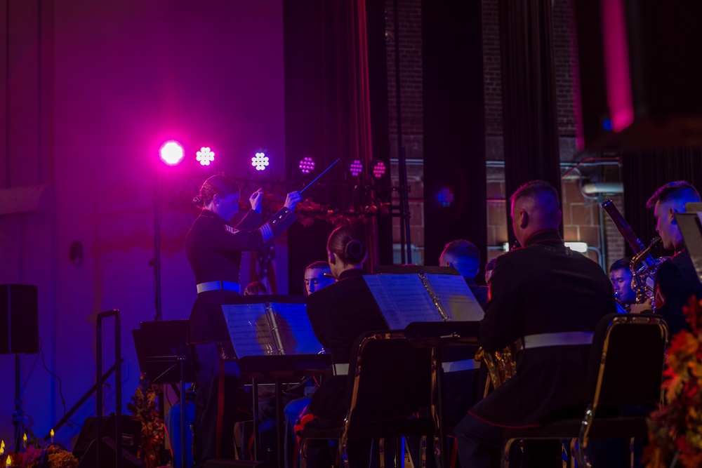 Quantico Marine Corps Band Performs during the Halloween Concert at Little Hall