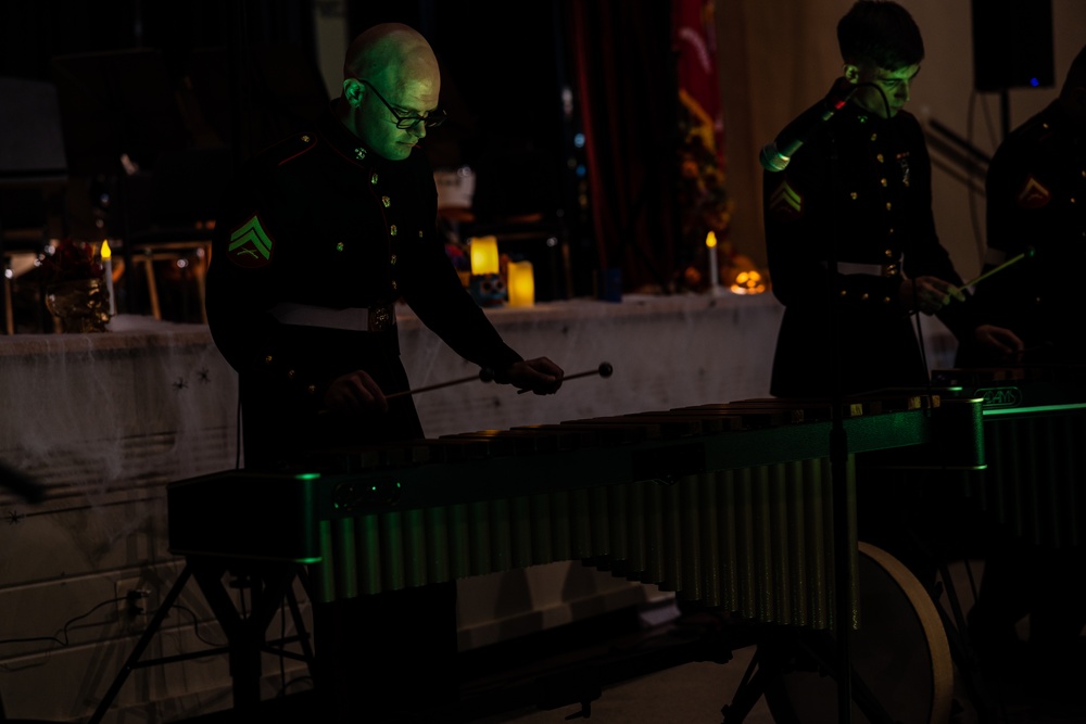 Quantico Marine Corps Band Performs during the Halloween Concert at Little Hall