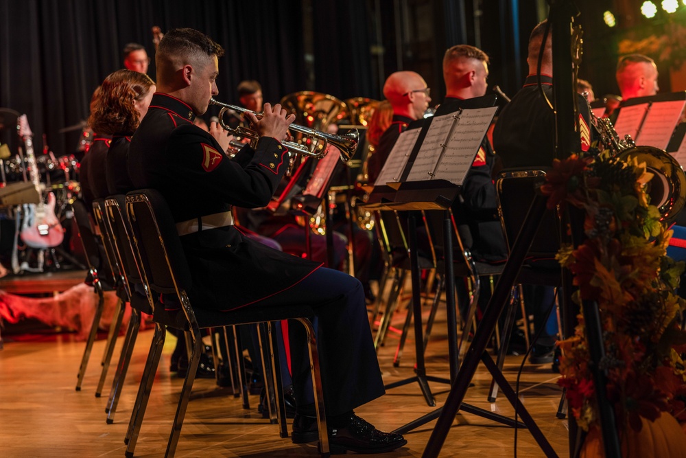 Quantico Marine Corps Band Performs during the Halloween Concert at Little Hall