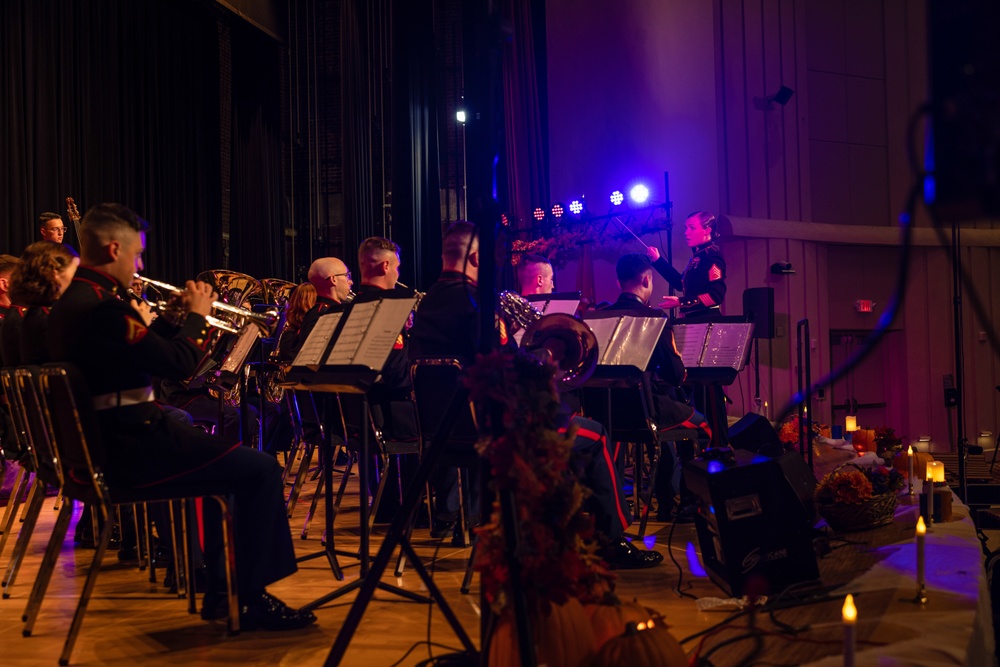 Quantico Marine Corps Band Performs during the Halloween Concert at Little Hall