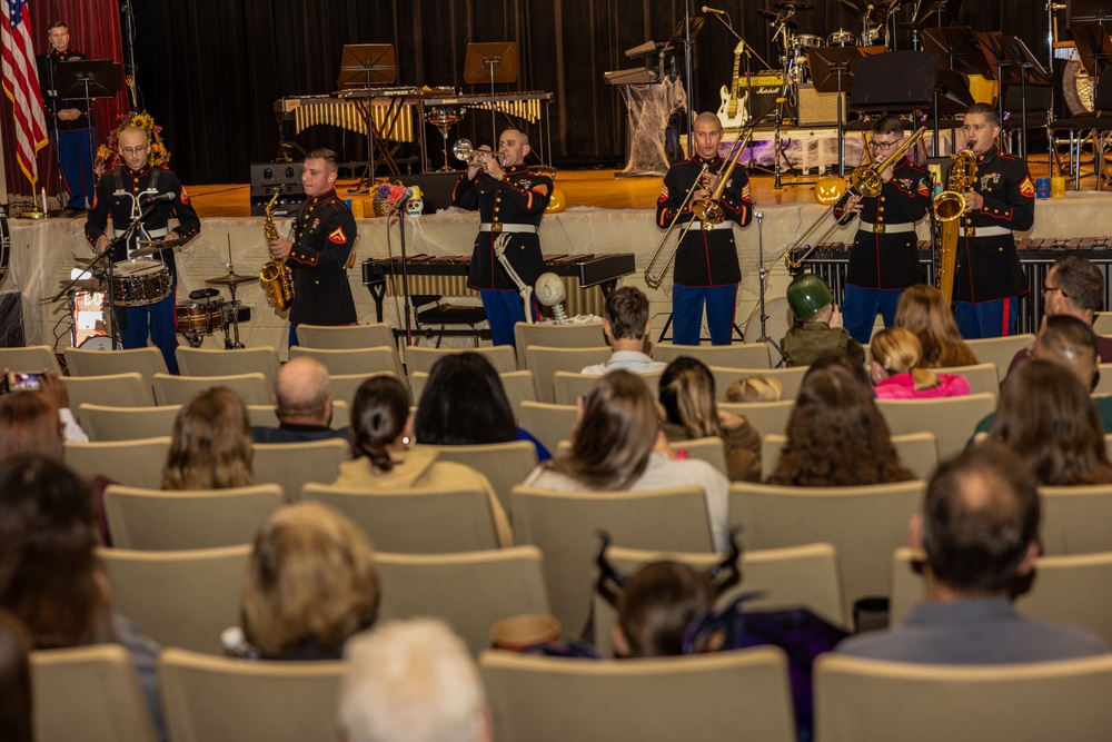 Quantico Marine Corps Band Performs during the Halloween Concert at Little Hall