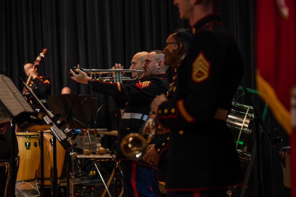 Quantico Marine Corps Band Performs during the Halloween Concert at Little Hall