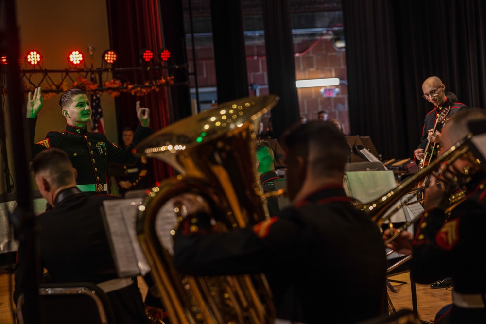 Quantico Marine Corps Band Performs during the Halloween Concert at Little Hall