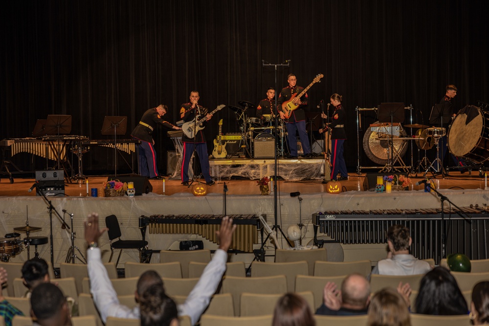 Quantico Marine Corps Band Performs during the Halloween Concert at Little Hall