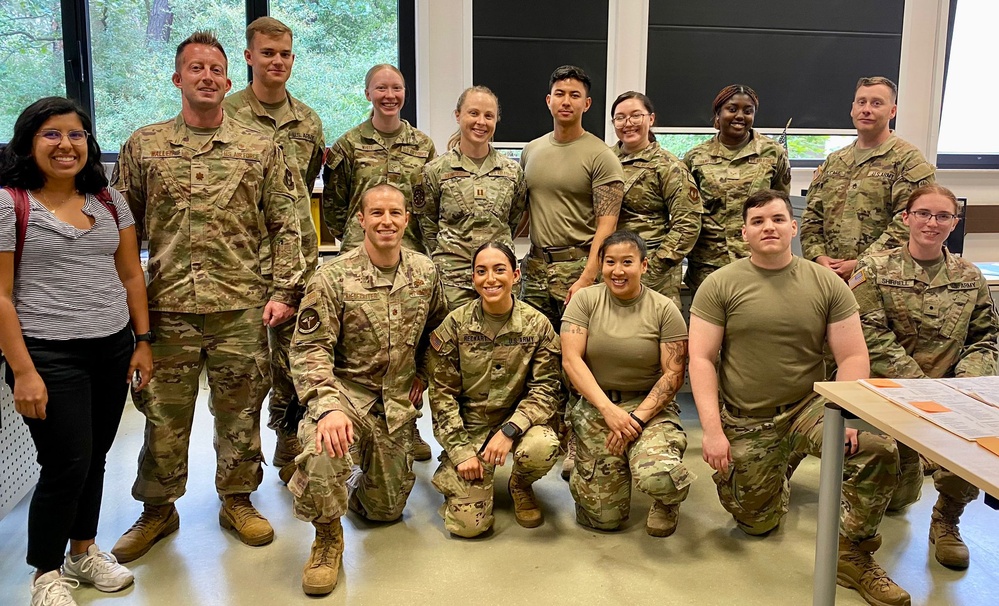 One team, one mission: 911th ASTS nurses supplement active duty medical personnel at Ramstein AB