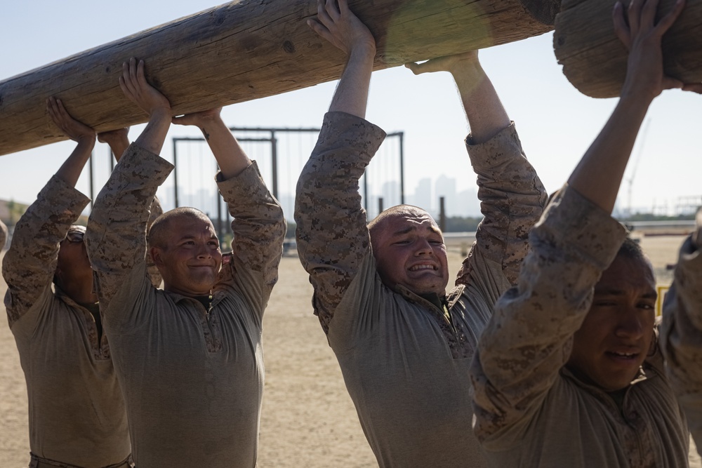 Charlie Company Log Drills