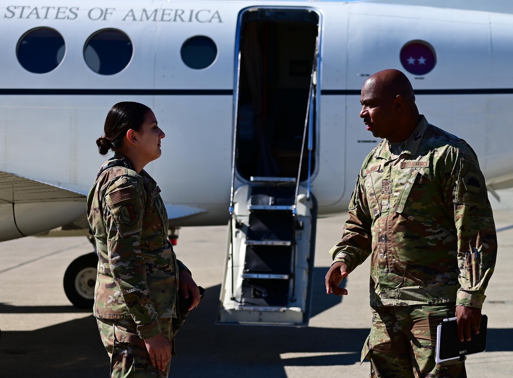 California Adjutant General visits 129th Rescue Wing