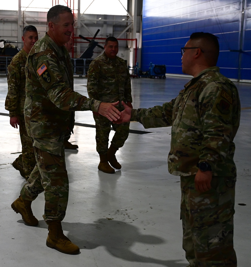 California Adjutant General visits 129th Rescue Wing