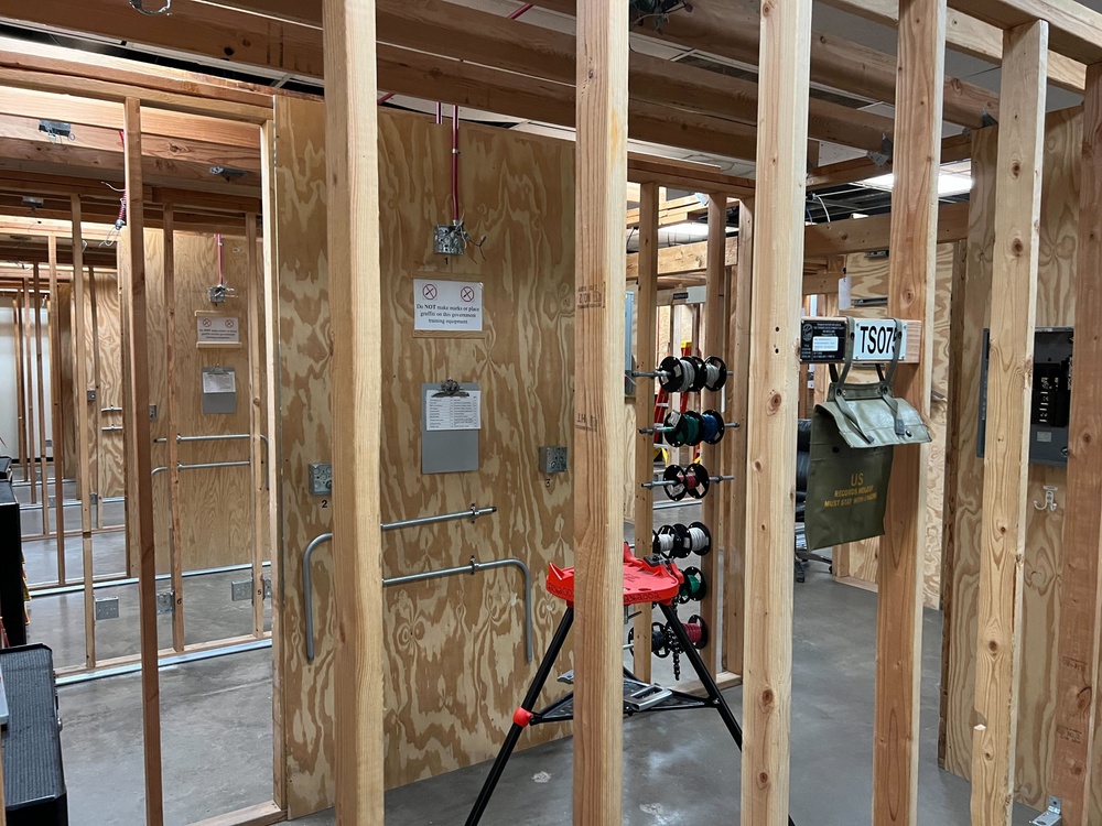 Construction Electricians power military might