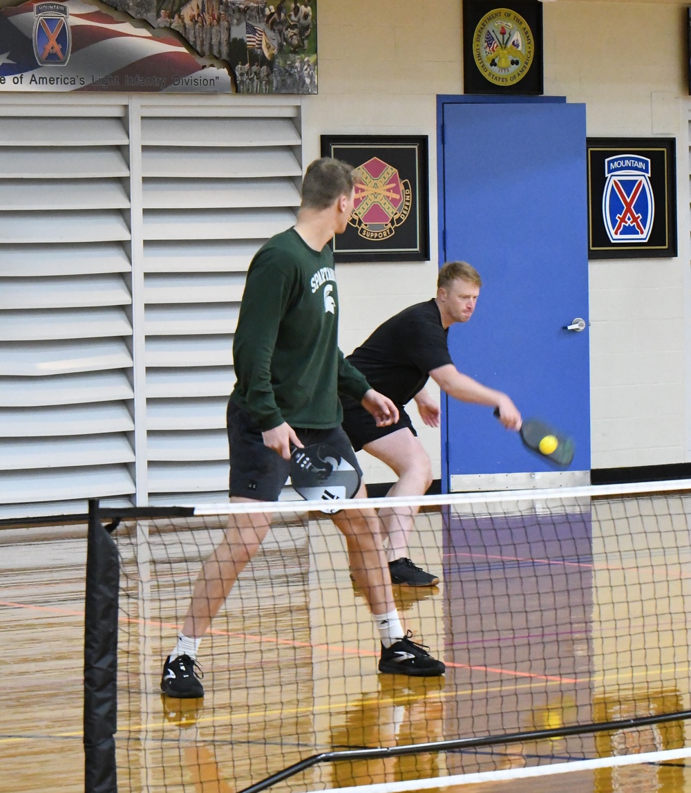 Pickleball gaining popularity at Fort Drum