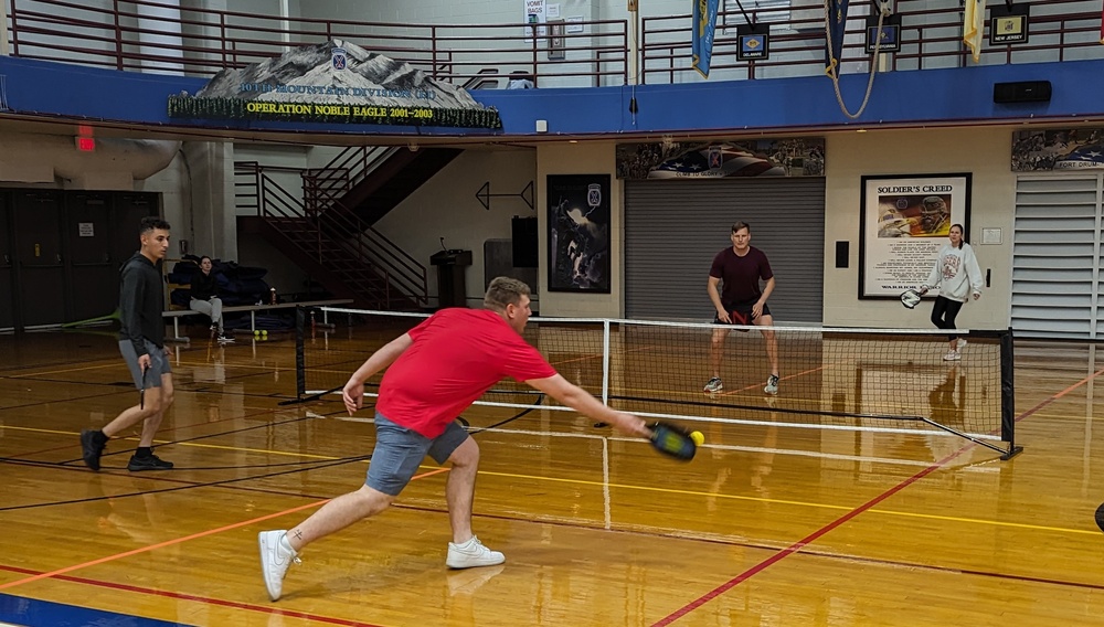 Pickleball gaining popularity at Fort Drum