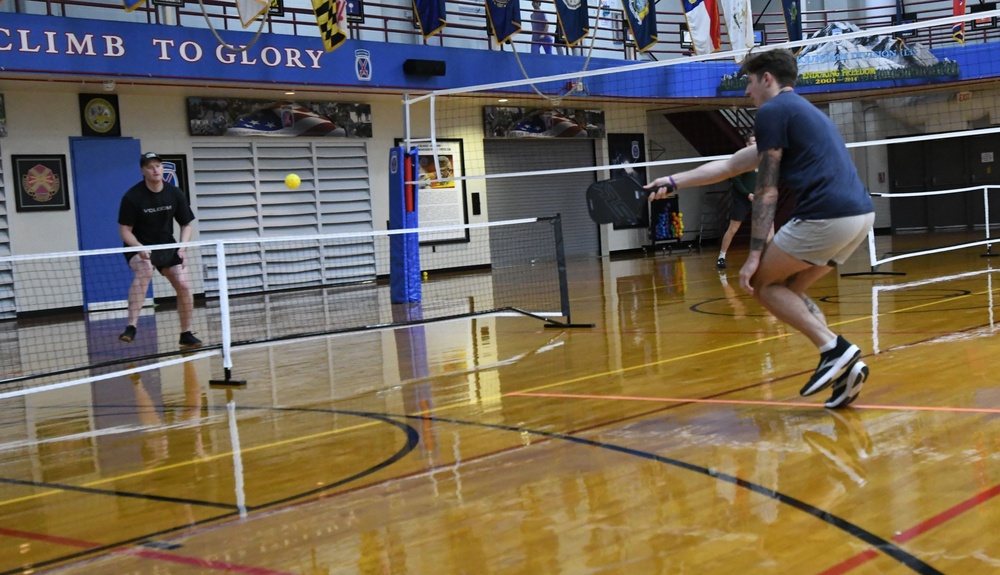 Pickleball gaining popularity at Fort Drum