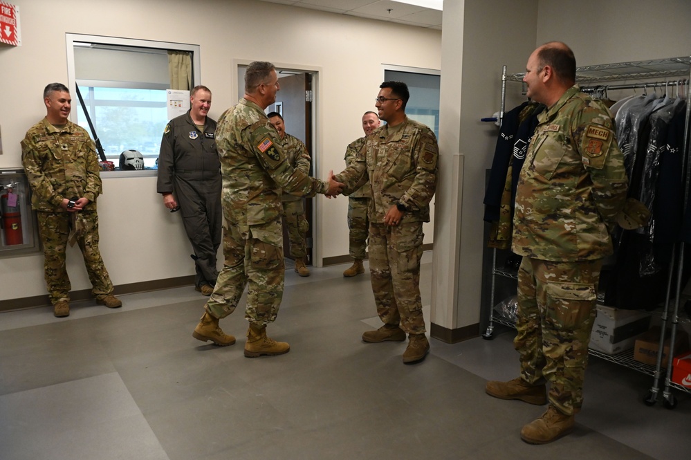 California Adjutant General visits 129th Rescue Wing
