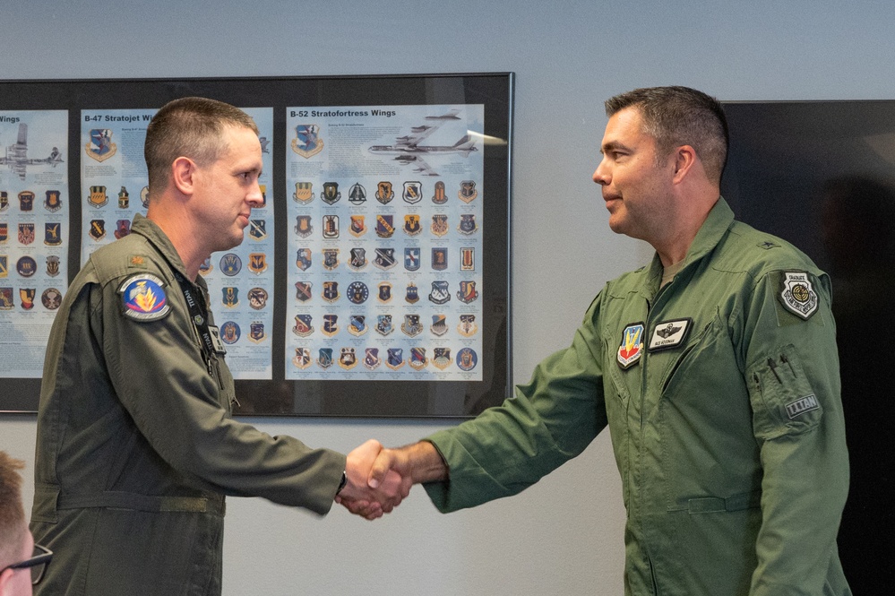 57th Wing Commander visits 315th and 340th Weapons Squadrons at Barksdale