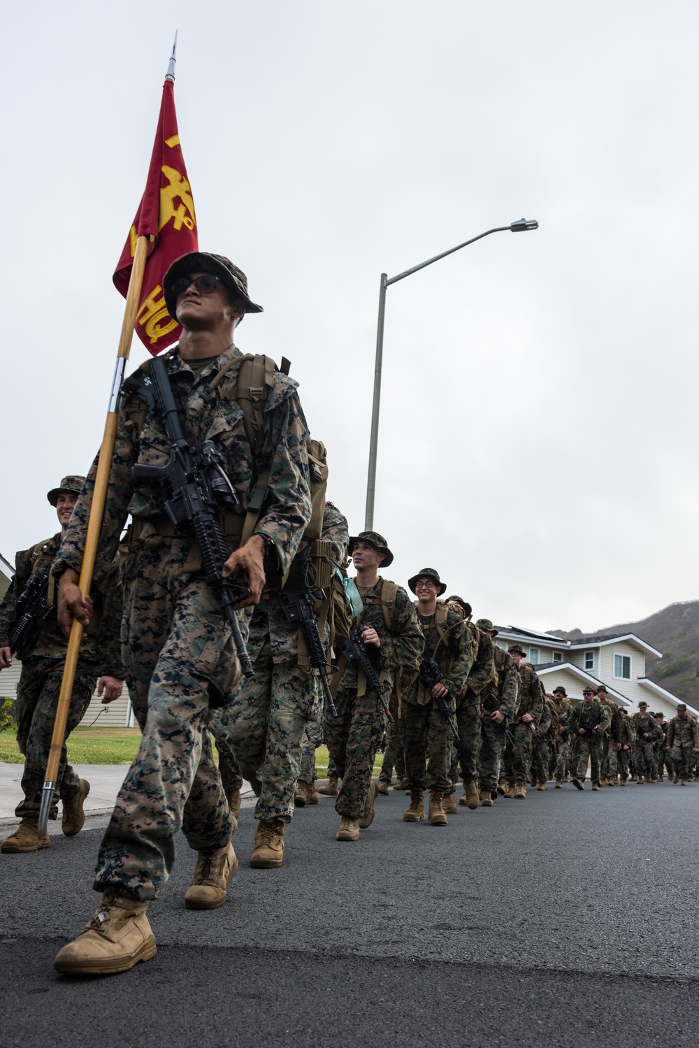 3d MLR Conducts 15k Hike