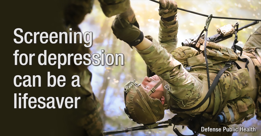 Military life is stressful; depression screening brings help