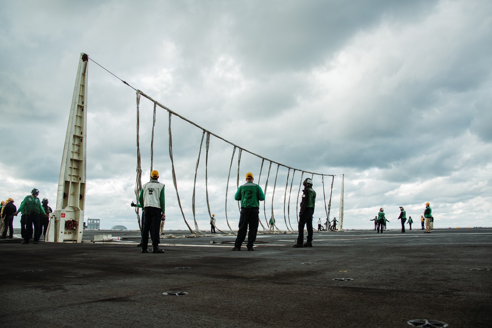 George Washington Flight Deck Training: Raising the Crash Barrier