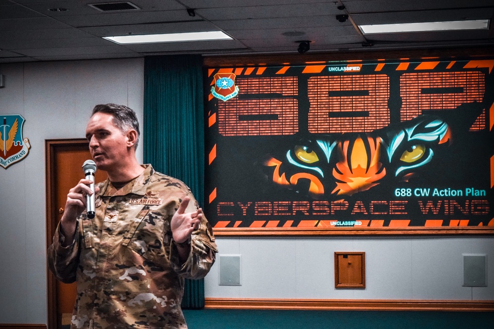 688th Cyberspace Wing hosts senior leader summits