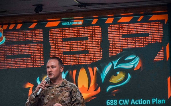 688th Cyberspace Wing hosts senior leader summit