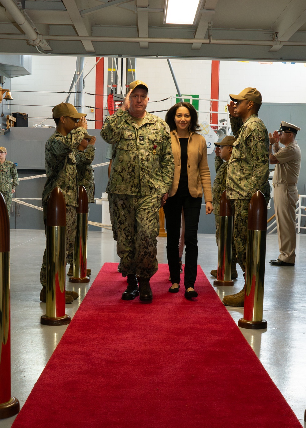 Change of Command Ceremony at Naval Station Great Lakes: Yargosz relieves Williamson as Commanding Officer