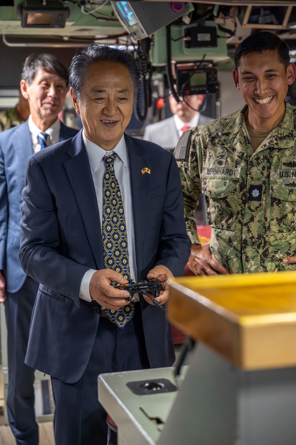 The Mayor of Yokosuka, the Honorable KAMIJI, Katsuaki Visits the USS Mississippi