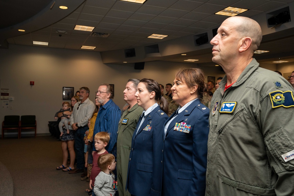 Maj. Rachel L. Brown retires from the Nevada Air National Guard