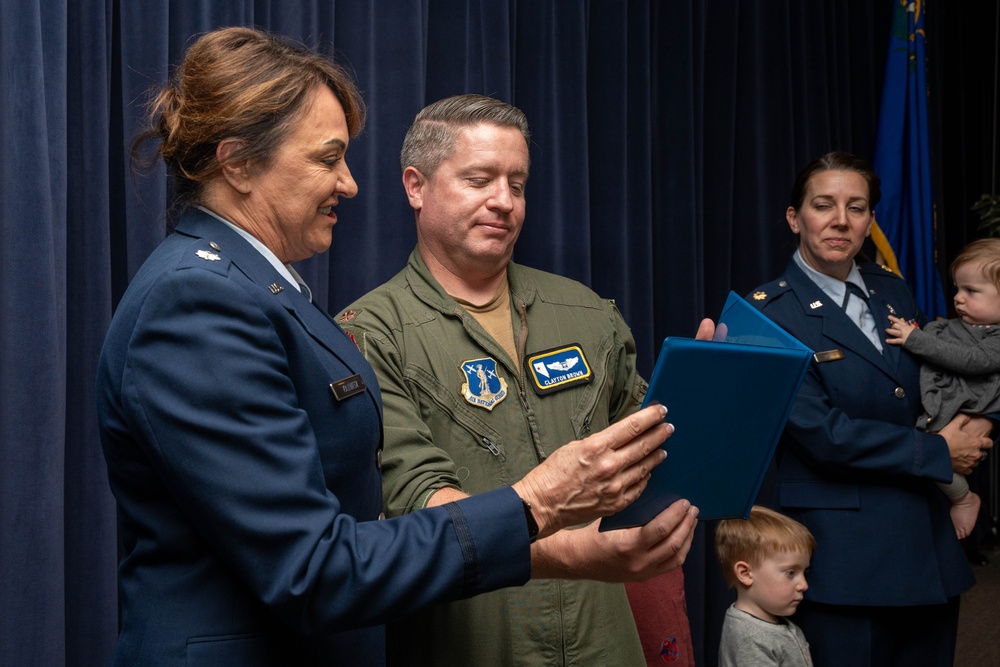 Maj. Rachel L. Brown retires from the Nevada Air National Guard