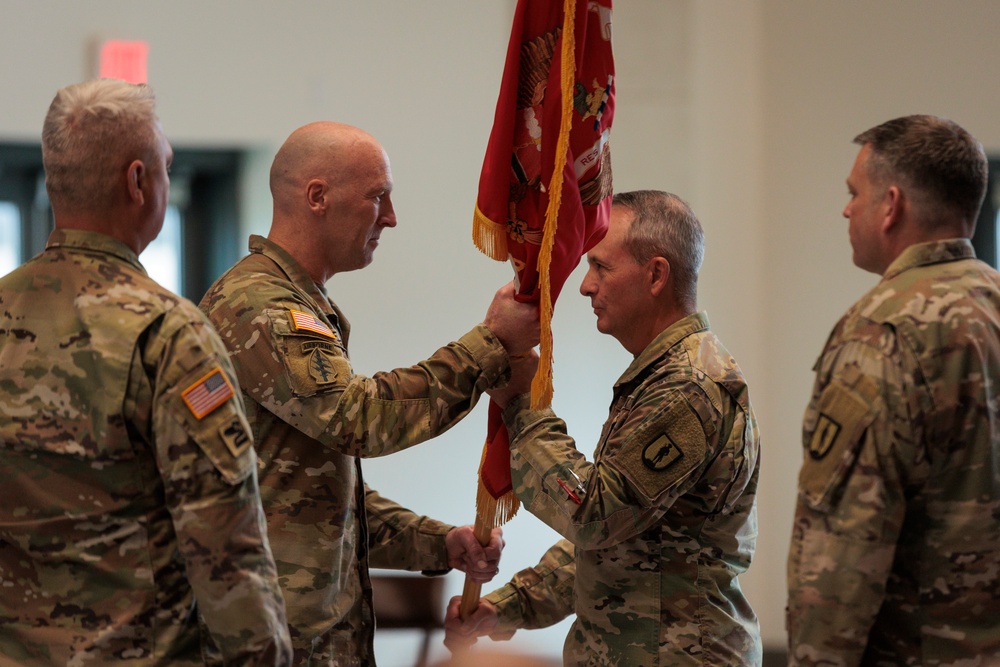 205th Regimental Training Institute change of command