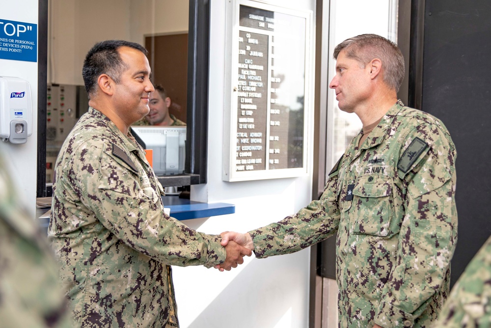 CSG-15 Visits Submarine Training Facility San Diego