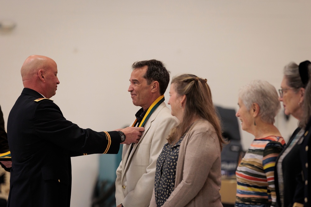 Chief Warrant Officer 3 Richard Kraft retires from the Washington National Guard after 25 years of service