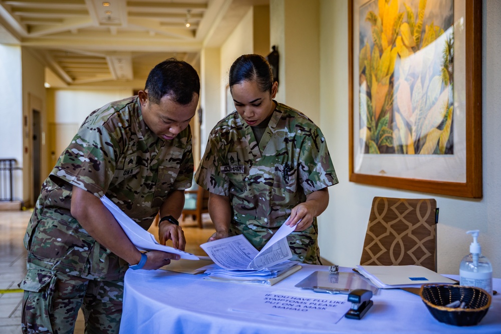 HING JTF-50 Surgeon Support Cell Conducts Periodic Health Assessment on Maui