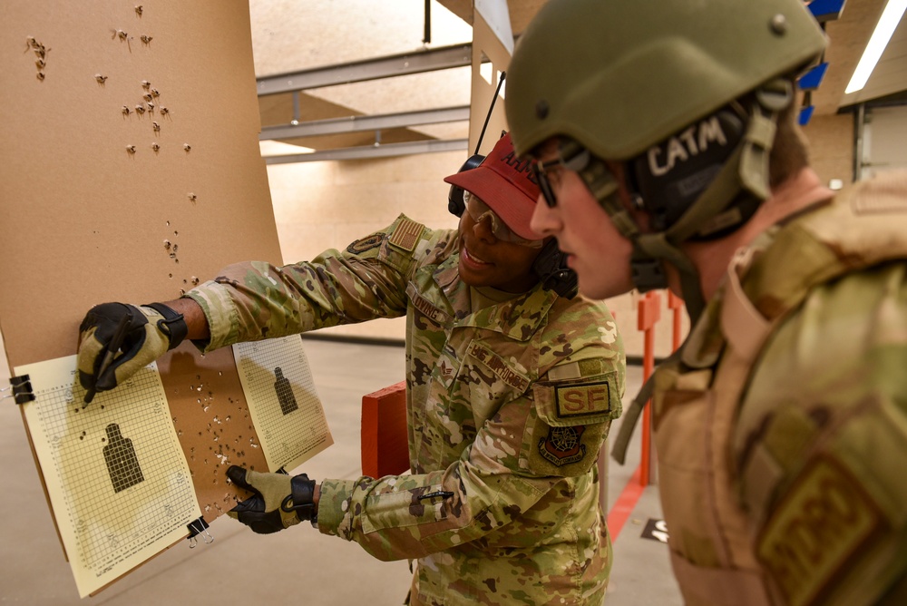 Team Fairchild teaches CATM at new Spokane Regional Indoor Small Arms Range