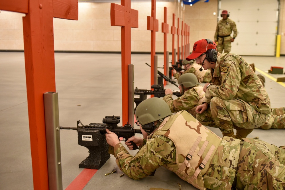 Team Fairchild teaches CATM at new Spokane Regional Indoor Small Arms Range