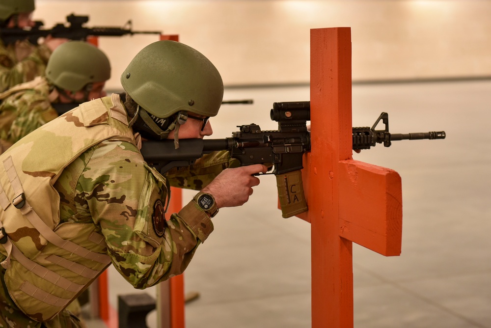 Team Fairchild teaches CATM at new Spokane Regional Indoor Small Arms Range