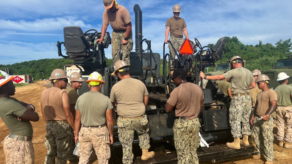 DET Tinian Concrete Pour (NMCB-3)