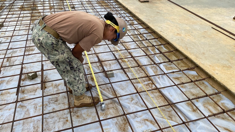 DET Tinian Concrete Pour (NMCB-3)