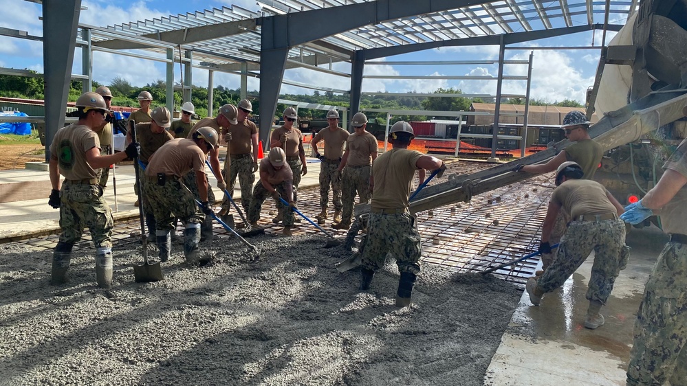 DET Tinian Concrete Pour (NMCB-3)